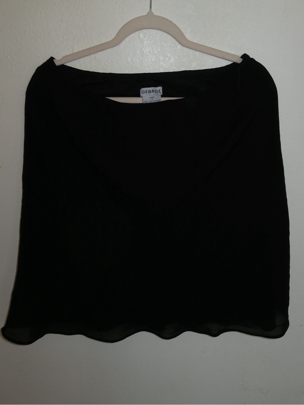 George Women's Black A-Line Skirt